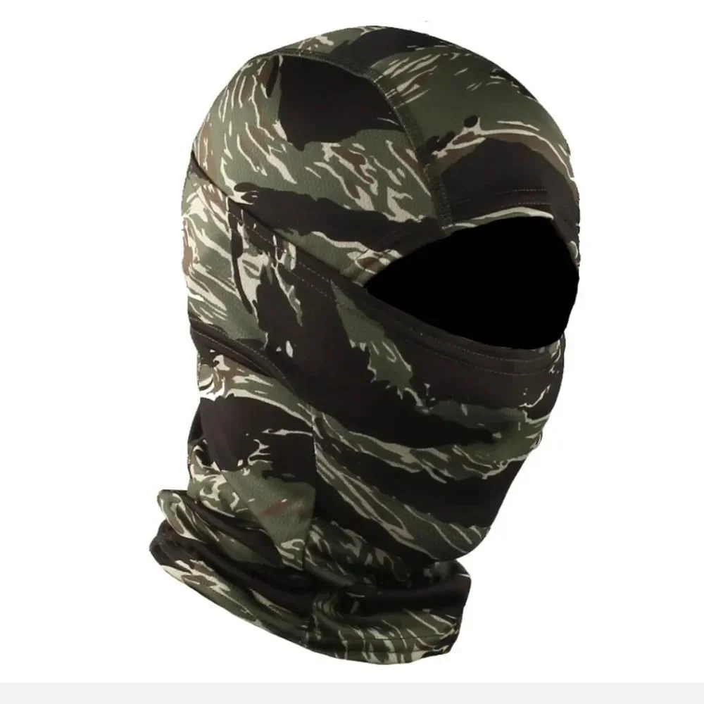 Balaclava Camo Face Mask UV Protection Hood Outdoor Tactical Skiing Cycling Mask